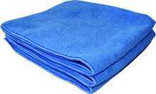 Lot De 5 Chiffons Microfibre Bleu 38X38Cm