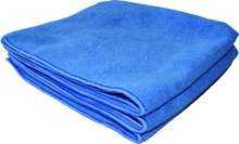 Lot De 5 Chiffons Microfibre Bleu 38X38Cm Lavette & Microfibre