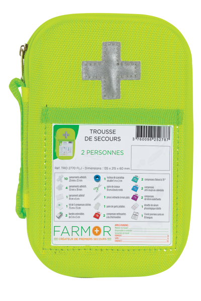 Trousse de secours 2 personnes MULTIRISQUES Médical